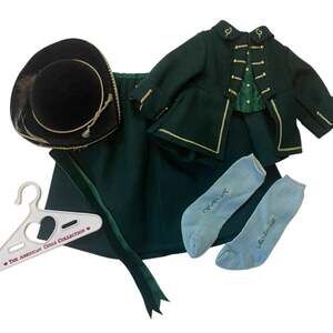 Vintage American Girl Felicity Green Riding Habit Outfit Set & Hat